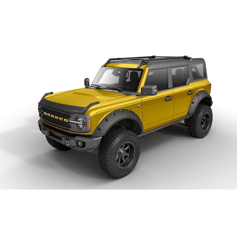 AVS | Aeroskin Matte Black Hood Protector - Bronco 2.3T / 2.7T 2021-2022 AVS Hood Deflectors