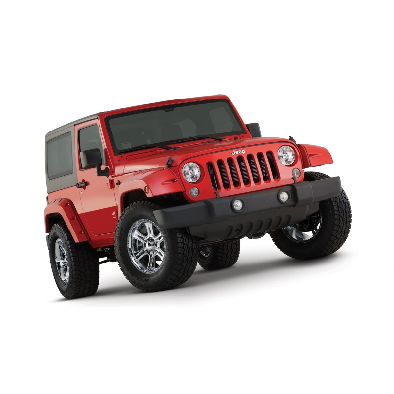 Bushwacker | Fender Flare - Wrangler (JK) 3.6L / 3.8L 2007-2018 Bushwacker Fender Flares & Trim