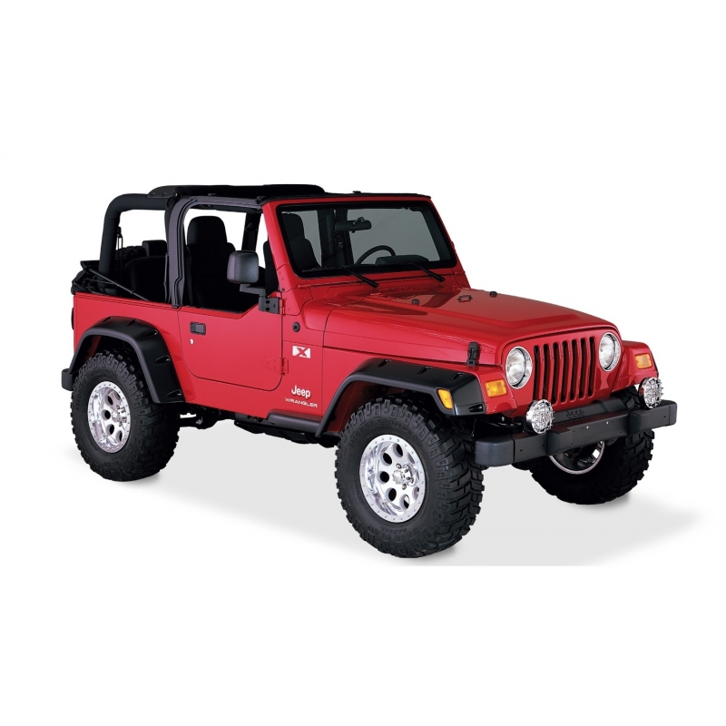 Bushwacker | Fender Flare - Wrangler 2.4L / 2.5L / 4.0L 1997-2006 Bushwacker Fender Flares & Trim