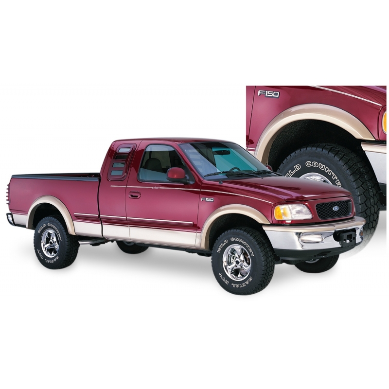 Bushwacker | Fender Flare - F-150 4.2L / 4.6L / 5.4L 2000-2003 Bushwacker Fender Flares & Trim