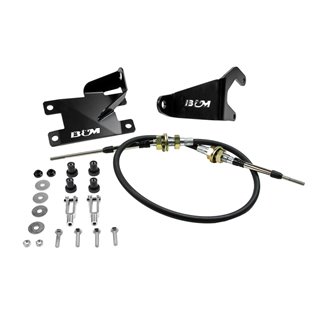 B&M | Transfer Case Shift Cable Conversion Kit - Wrangler Rubicon 4.0L 2003-2006