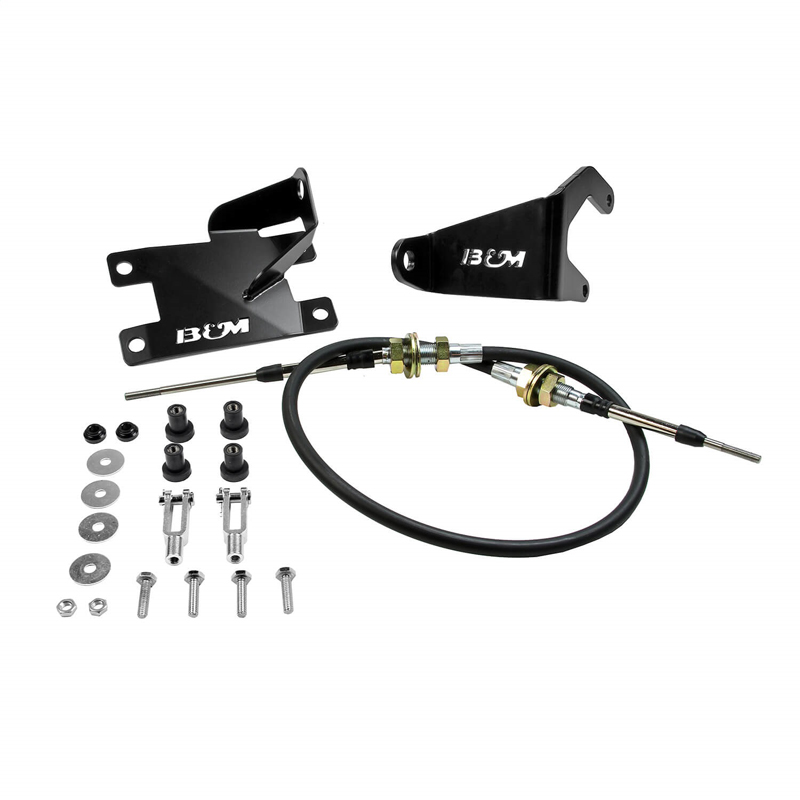 B&M | Transfer Case Shift Cable Conversion Kit - Wrangler Rubicon 4.0L 2003-2006
