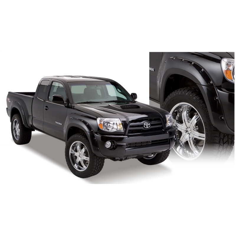 Bushwacker | Fender Flare - Tacoma Base / Pre Runner 2.7L / 4.0L 2005-2011 Bushwacker Fender Flares & Trim