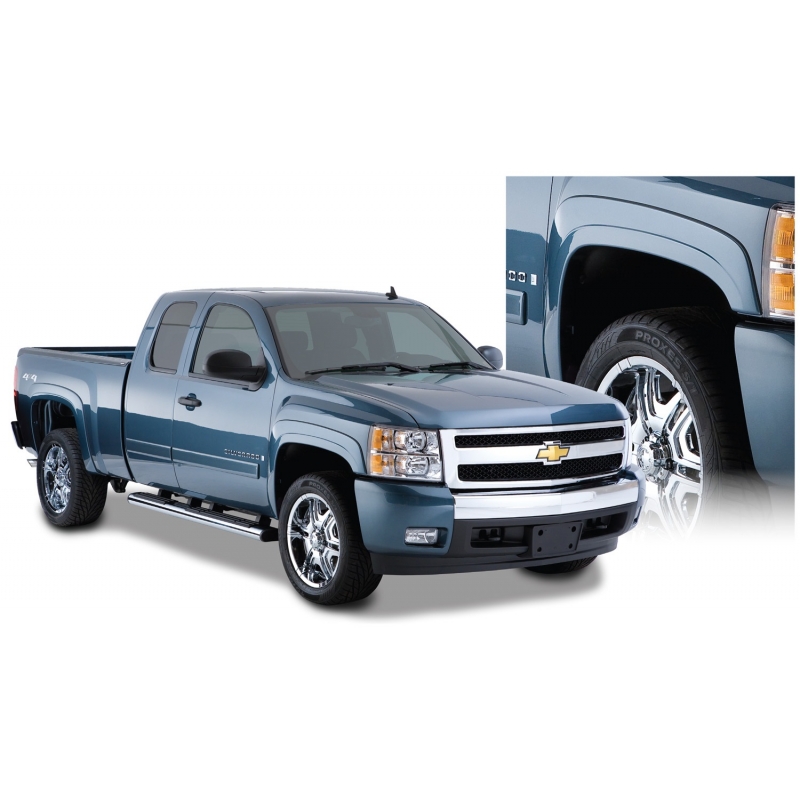 Bushwacker | Fender Flare - Silverado 1500 / 2500 / 3500 2007-2014 Bushwacker Fender Flares & Trim