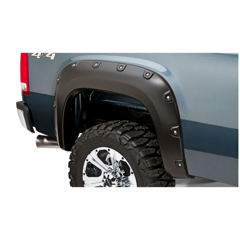 Bushwacker | Fender Flare - Sierra 2500 HD / 3500 HD 6.0L / 6.6L 2007-2010 Bushwacker Fender Flares & Trim