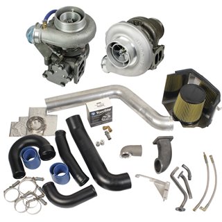 BD Diesel | Super B Twin Turbo Kit - Ram 2500 Base / 3500 5.9L 1994-1998 BD Diesel Turbo