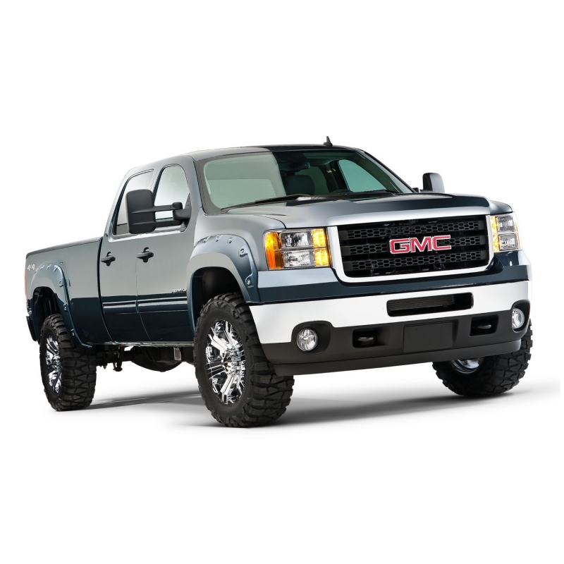 Bushwacker | Fender Flare - Sierra 2500 HD / 3500 HD 6.0L / 6.6L 2007-2010 Bushwacker Fender Flares & Trim