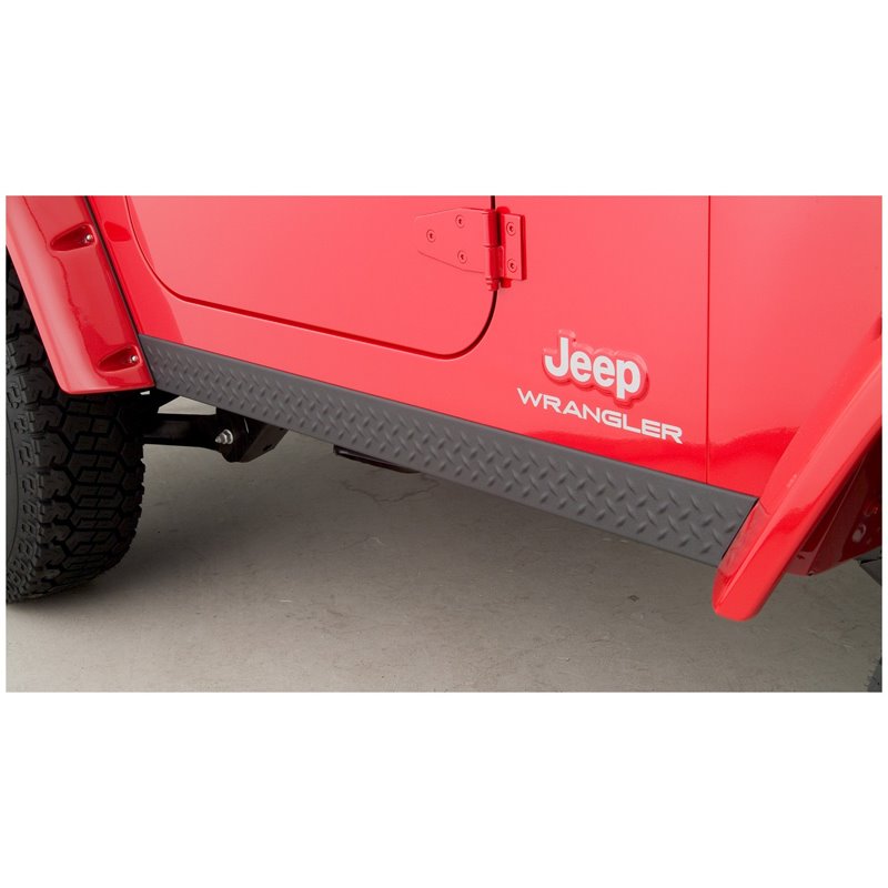 Bushwacker | TrailArmor™ Rocker Panel - Wrangler 2.4L / 2.5L / 4.0L 1997-2006 Bushwacker Fender Flares & Trim