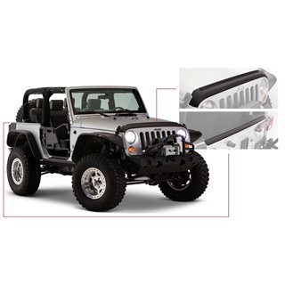 Bushwacker | TrailArmor™ Hood/Tailgate Protector - Wrangler (JK) 3.6L / 3.8L 2007-2018 Bushwacker Hood Deflectors