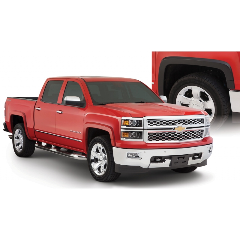 Bushwacker | Fender Flare - Silverado 1500 / Limited / 2500 HD / 3500 HD 2014-2019 Bushwacker Fender Flares & Trim