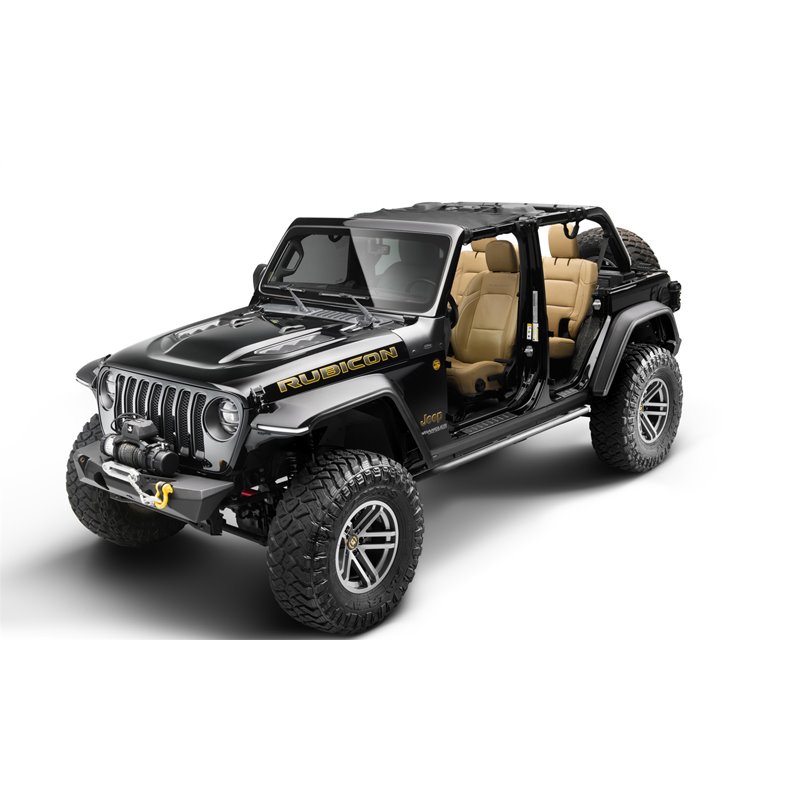 Bushwacker | TrailArmor™ Rocker Panel/Sill Plate Cover - Wrangler (JL) 2.0T / 3.6L 2018-2023 Bushwacker Fender Flares & Trim