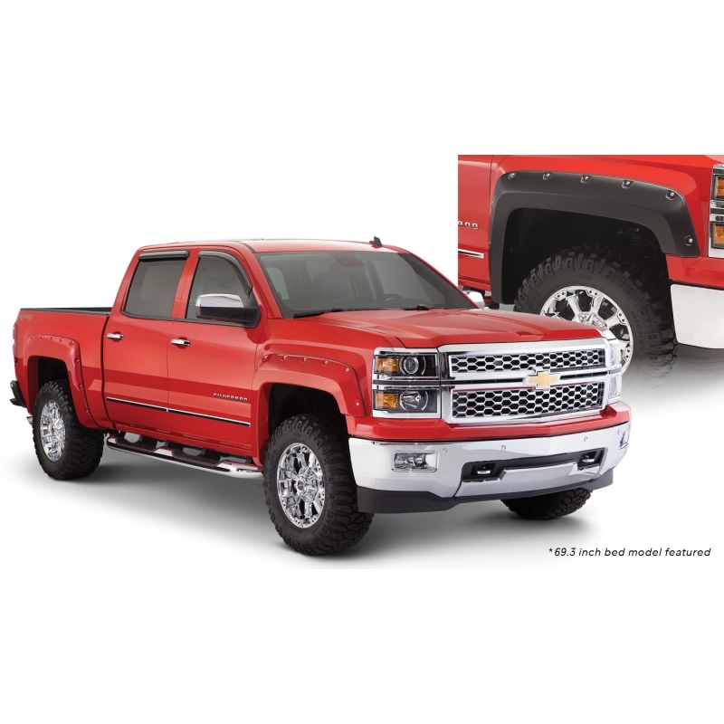 Bushwacker | Fender Flare - Silverado 1500 / Limited / 2500 HD / 3500 HD 2014-2019 Bushwacker Fender Flares & Trim