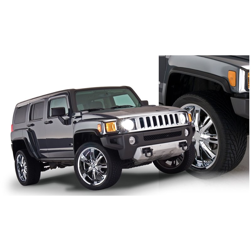 Bushwacker | OE Style® Fender Flares - H3 3.5L / 3.7L / 5.3L 2006-2010 Bushwacker Fender Flares & Trim