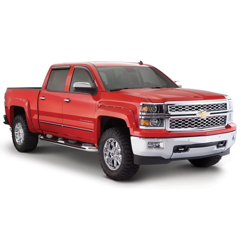 Bushwacker | Fender Flare - Silverado 1500 4.3L / 5.3L / 6.2L 2014-2018 Bushwacker Fender Flares & Trim