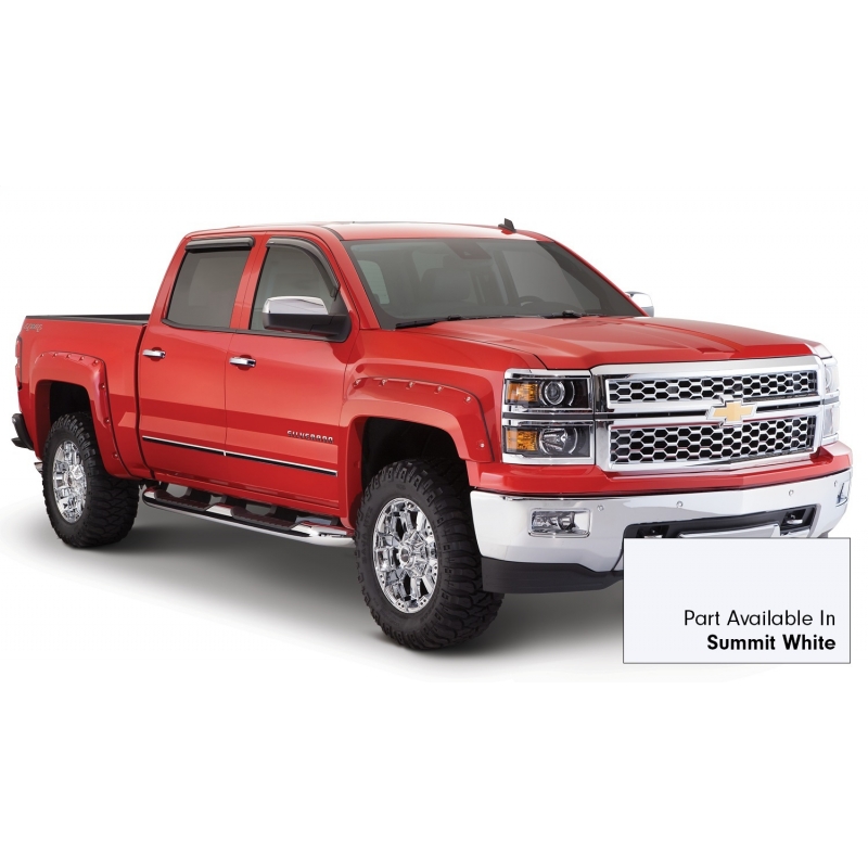 Bushwacker | Fender Flare - Silverado 1500 4.3L / 5.3L / 6.2L 2016-2018 Bushwacker Fender Flares & Trim