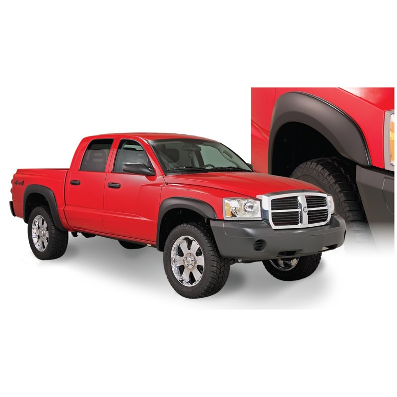 Bushwacker | Extend-A-Fender® Flares - Dakota 3.7L / 4.7L 2005-2010 Bushwacker Fender Flares & Trim