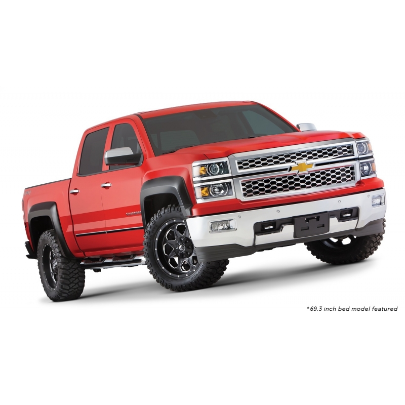 Bushwacker | Fender Flare - Silverado 1500 / Limited / 2500 HD / 3500 HD 2014-2019 Bushwacker Fender Flares & Trim