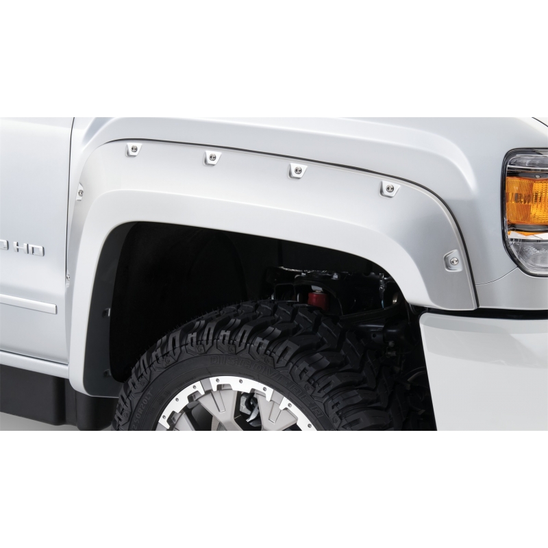 Bushwacker | Fender Flare - Sierra 2500 HD / 3500 HD 6.0L / 6.6L 2015-2019 Bushwacker Fender Flares & Trim