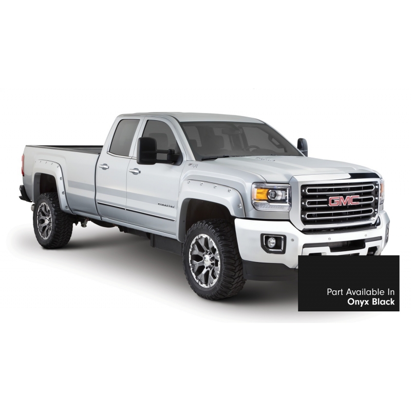 Bushwacker | Fender Flare - Sierra 2500 HD / 3500 HD 6.0L / 6.6L 2017-2019 Bushwacker Fender Flares & Trim