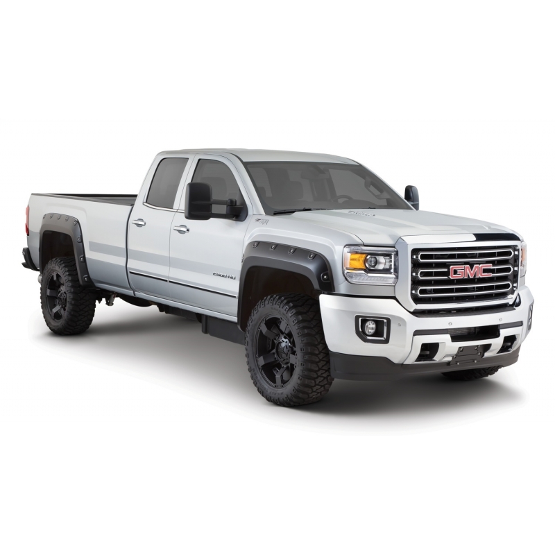 Bushwacker | Fender Flare - Sierra 2500 HD / 3500 HD 6.0L / 6.6L 2015-2019 Bushwacker Fender Flares & Trim