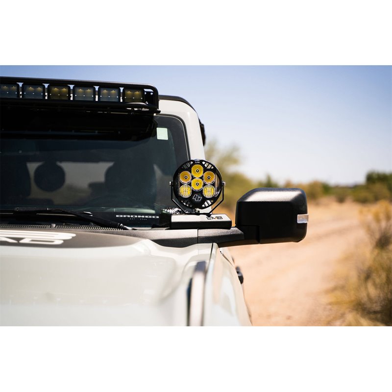 DV8 Offroad | A-Pillar Pod Brackets - Bronco / Bronco Sport 2021-2022 DV8 Offroad Accessory Lighting