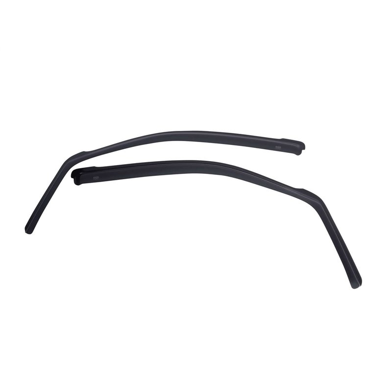 EGR | In-Channel Window Visors - Front Pair - Dark Smoke - Wrangler (JK) 3.6L / 3.8L 2007-2018 EGR Side Window Deflectors