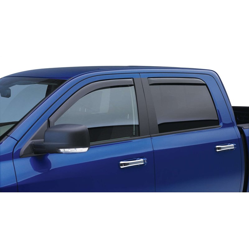 EGR | In-Channel Window Visors - Front/Rear Set - Dark Smoke - Chevrolet / GMC 2007-2013