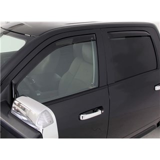 EGR | In-Channel Window Visors - Front/Rear Set - Dark Smoke - Ram 1500 3.0L / 3.6L / 5.7L 2019-2021 EGR Side Window Deflectors