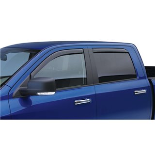 EGR | In-Channel Window Visors - Front/Rear Set - Dark Smoke - Tundra 2007-2021 EGR Side Window Deflectors