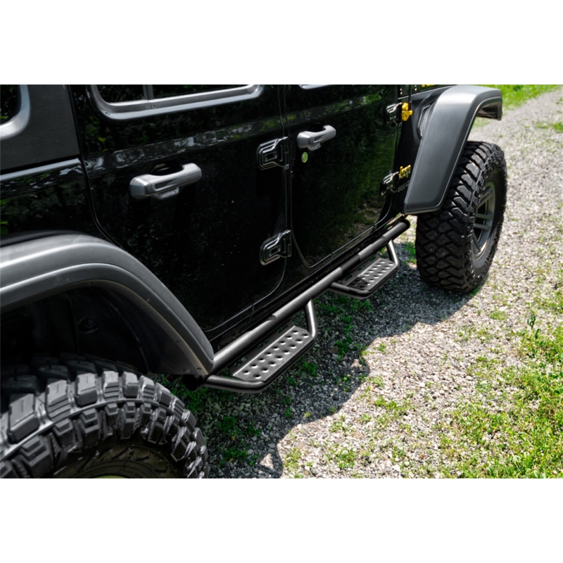N-FAB | Nerf Step RS - Full Length (2 Steps) - Wrangler (JK) / Wrangler (JL) 3.6L / 3.8L 2007-2018 N-FAB Step Bars