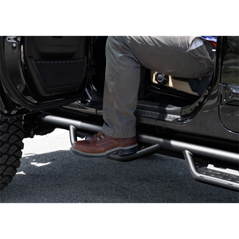 N-FAB | Nerf/Step Bar (Wheel to Wheel) - Wrangler (JL) 2.0T / 3.0L / 3.6L 2018-2022 N-FAB Marchepieds