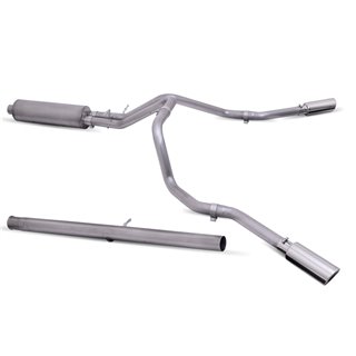 Gibson | Cat-Back Dual Extreme Exhaust - Silverado 1500 / Silverado 1500 LTD / Sierra 1500 4.3L / 5.3L 2019-2022