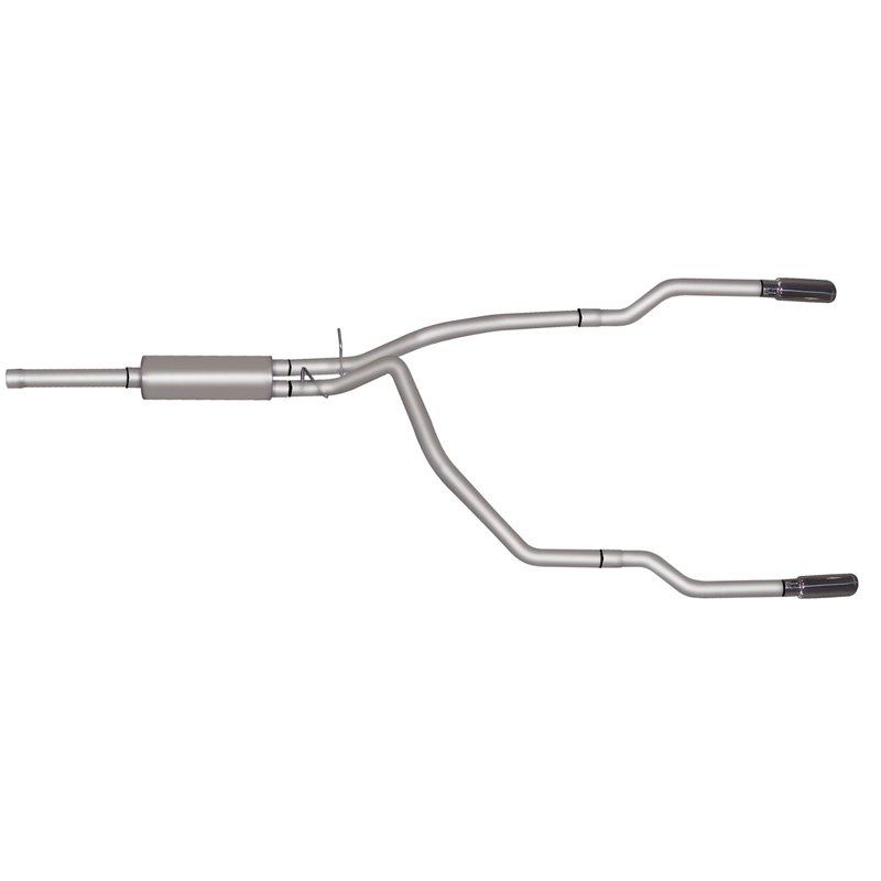 Gibson | Cat-Back Dual Split Exhaust System Stainless - Ram 2500 Base / 3500 8.0L 1996-2002