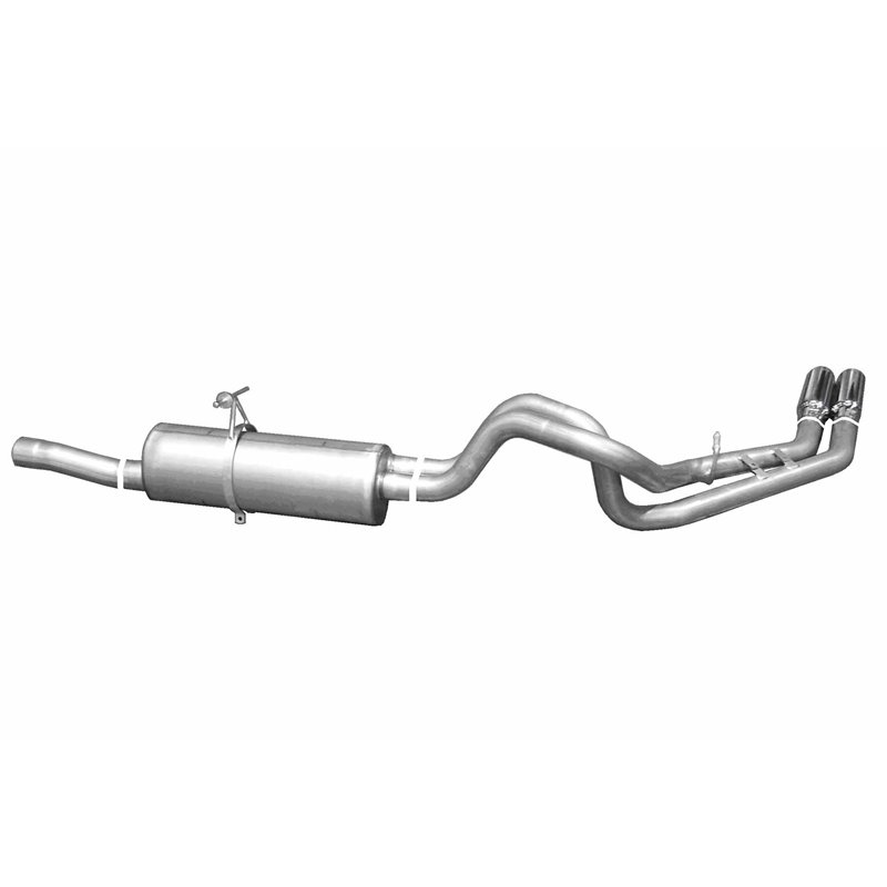 Gibson | Cat-Back Dual Sport Exhaust System Stainless - F-250 / F-350 5.4L / 6.8L 2000-2004