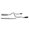 Gibson | Black Elite Cat-Back Dual Split Exhaust System - Silverado 2500 HD / Silverado 3500 HD / Sierra 2500 HD / Sierra 3500 H