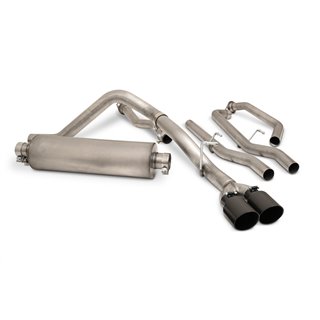 Gibson | Black Elite Cat-Back Dual Sport Exhaust System Gibson Performance Cat-Back Exhausts