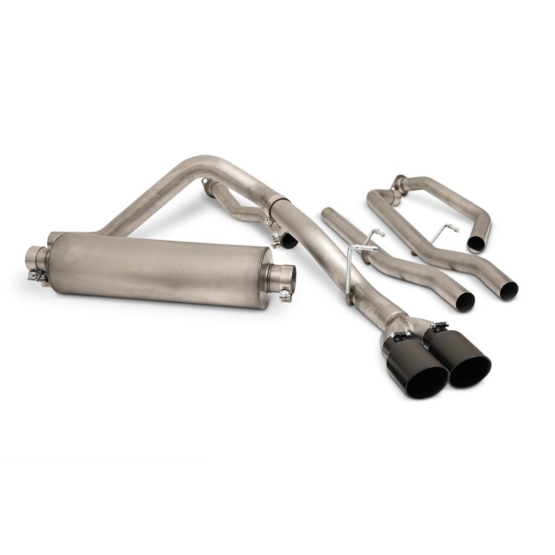 Gibson | Black Elite Cat-Back Dual Sport Exhaust System - Tundra 3.5T 2022-2023 Gibson Performance Cat-Back Exhausts