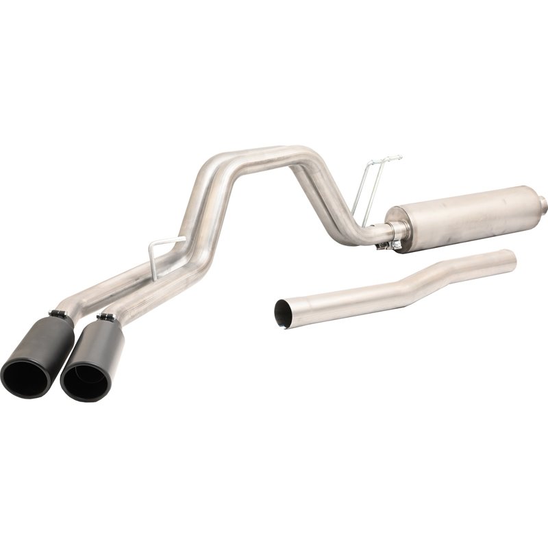 Gibson | Black Elite Cat-Back Dual Sport Exhaust System - F-250 / F-350 7.3L 2020-2021