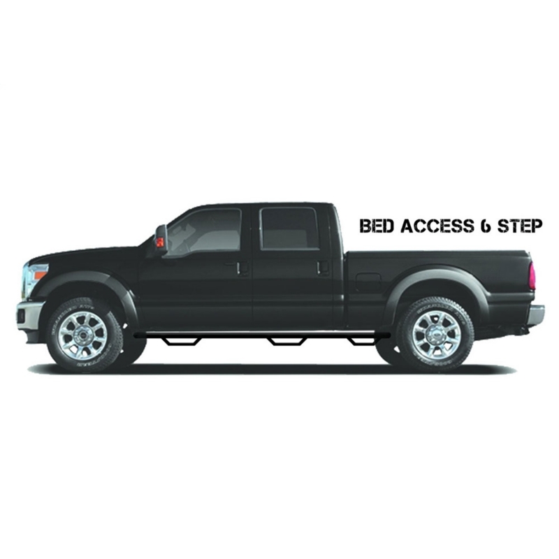 N-FAB | Nerf/Step Bar (Wheel to Wheel) - Silverado / Sierra 2500 / 3500 6.0L / 6.6L 2011-2014 N-FAB Marchepieds