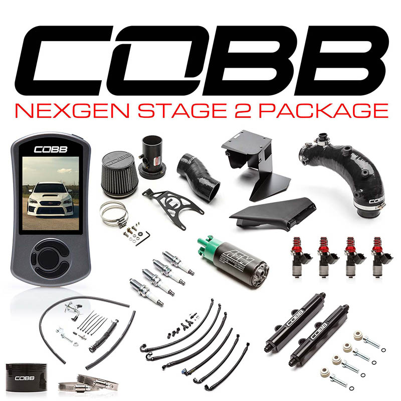 COBB | NEXGEN STAGE 2 POWER PACKAGE BLACK - SUBARU STI 2019-2021, TYPE RA 2018 COBB Stage Package