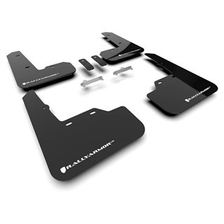 RallyArmor | Black UR Mud Flap White Logo - WRX 2022-2024 RallyArmor Mud Flaps
