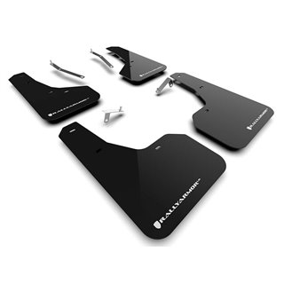 RallyArmor | Black UR Mud Flap Logo Blanc - Forester / Wilderness 2022-2025 RallyArmor Garde-boue