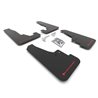 RallyArmor | Black UR Mud Flap Logo Rouge - Durango SXT / GT / R/T / SRT 2016-2024 RallyArmor Garde-boue