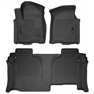 Husky Liners | Tapis Avant & Arr. - Chevrolet / GMC 2019-2025 *Double Cab* Husky Liners Tapis Protecteur