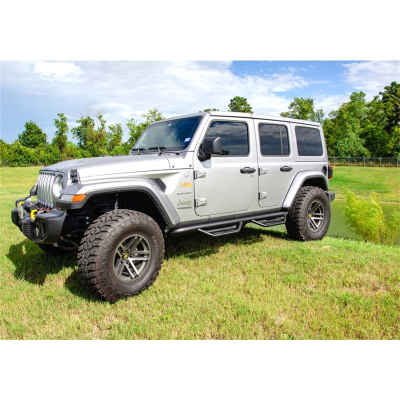 N-FAB | Nerf/Step Bar - Wrangler (JL) 2.0T / 3.0L / 3.6L 2018-2022 N-FAB Marchepieds