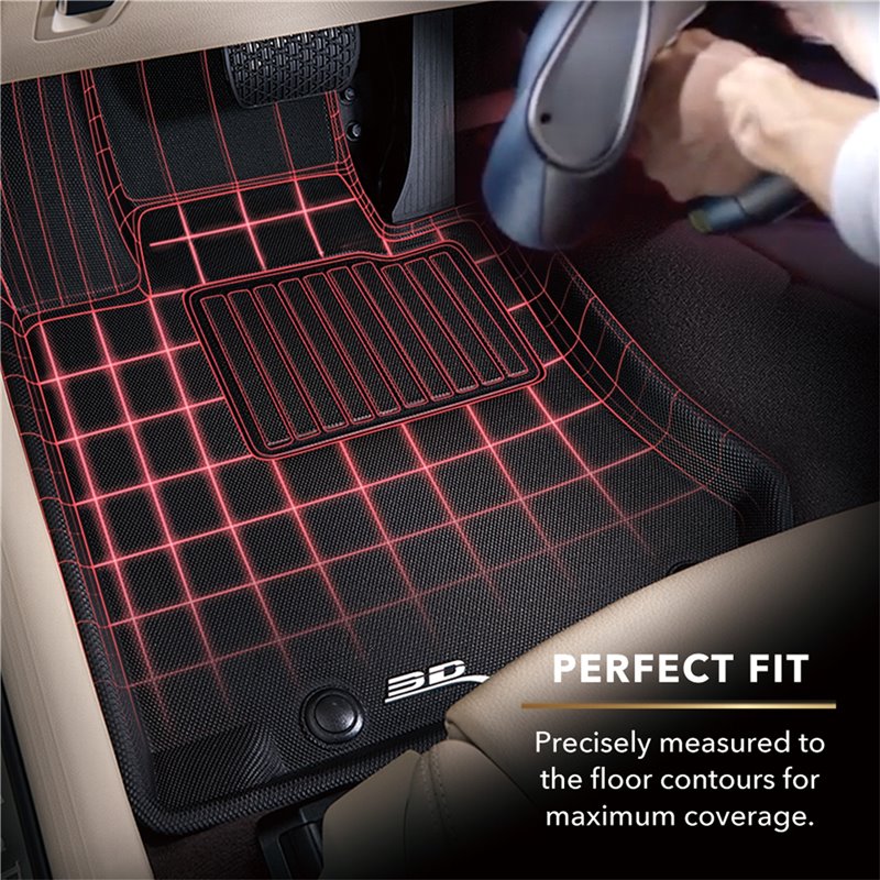 3D Mats | KAGU Floor Mat - 1ère, 2e & 3e Rangées - Sorento 2.5L 2021-2023 3D Mats Floor Mats