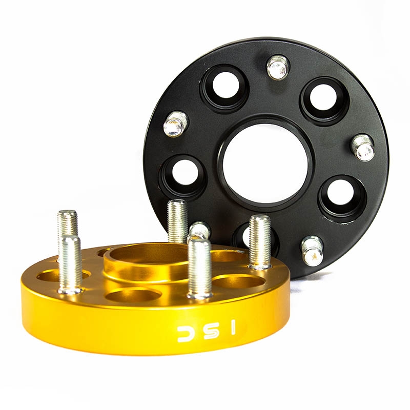 ISC Suspension | Wheel Adapters - 25mm / 56.1mm / 5x100-5x114.3 / 12x1.25 (Gold) ISC Suspension Spacer de roues
