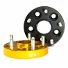 ISC Suspension | Wheel Adapters - 25mm / 56.1mm / 5x100-5x114.3 / 12x1.25 (Gold) ISC Suspension Spacer de roues