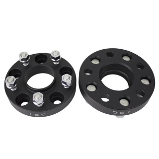 ISC Suspension | Wheel Spacers - 25mm / 56.1mm / 5x100 / 12x1.25 (Black) (Sold as a pair) ISC Suspension Wheel Spacers