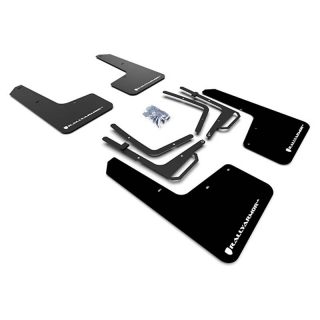 RallyArmor | Mud flap White logo - Raptor 2017-2020 RallyArmor Garde-boue